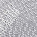 Плед "Валенсия", 140х200, BOUCLE REPS, бел-дым 50200 - фото 78129