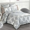 КПБ Cleo "Satin Jacquard" двуспальный 180*215*1 220*240*1(±5) 50*70+5*2(±2) 70*70*2(±2) 21/090-SG, 21/090-SG 21/090-SG - фото 81183