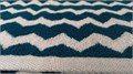 Полотенце махровое пестротканое 45х90 (450) артикул С106-ЮА рис. 7203, Зигзаг-2, вид отбелка-прибой 7203 - фото 83551