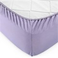 Простыня трикот 125 гр. на рез. (200х200х20+-2см) арт. Р015Т (Сиреневый) Р015Т-12 - фото 88595