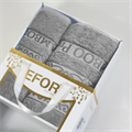 Набор полотенец "Efor Premium" бамбук, 50х90/70х140 см. (2 шт.), серый T0422/SMB-6 - фото 98028