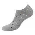 Носки ж. STYLE 552 (39-41 grigio melange) укороченные с рисунком "сердечки" 81617 - фото 98868